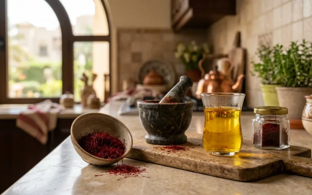 9 أخطاء شائعة عند الطبخ بالزعفران تضيّع لونه ونكهته