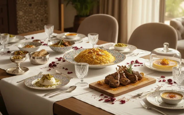 قائمة عزومة بالزعفران: كيف توزّعه على الأطباق دون تكرار أو إفراط؟