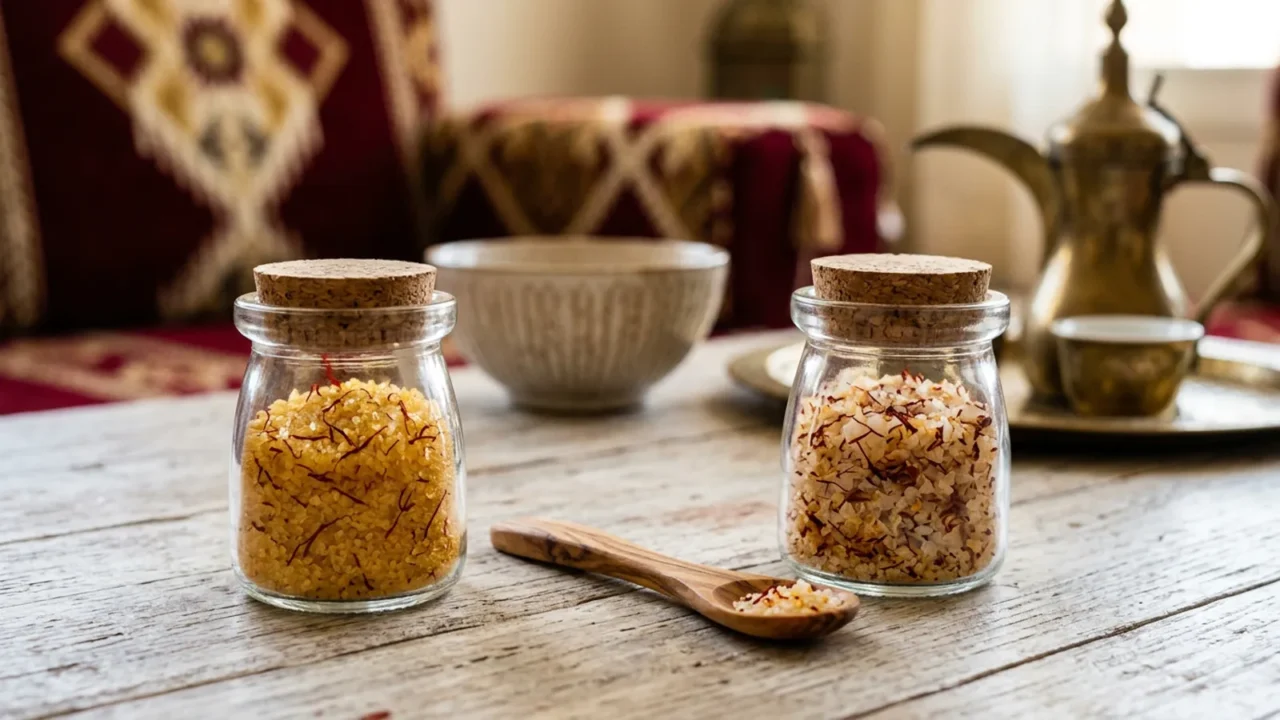 سكر وملح الزعفران