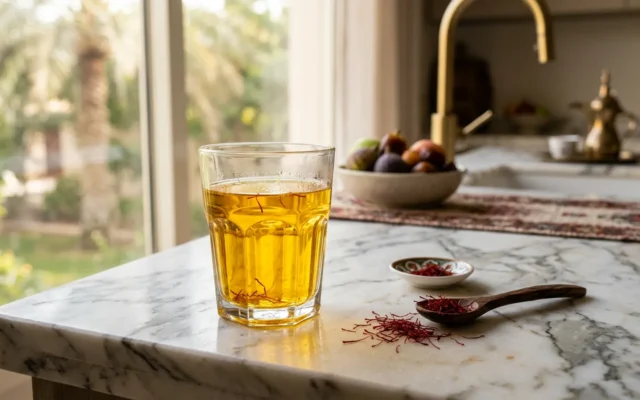ماء الزعفران في الصباح: طريقة التحضير والكمية المناسبة